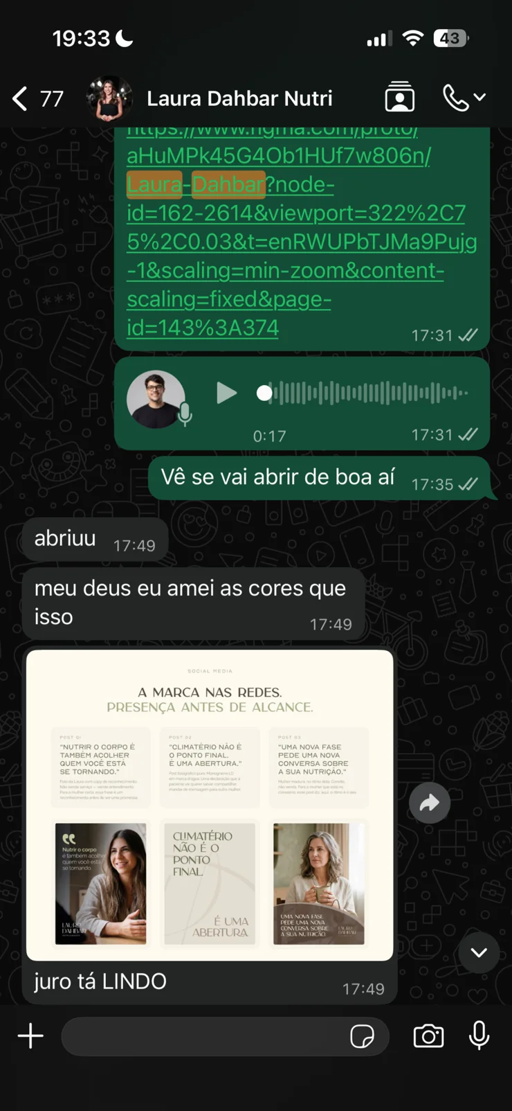 Depoimento Laura Dahbar