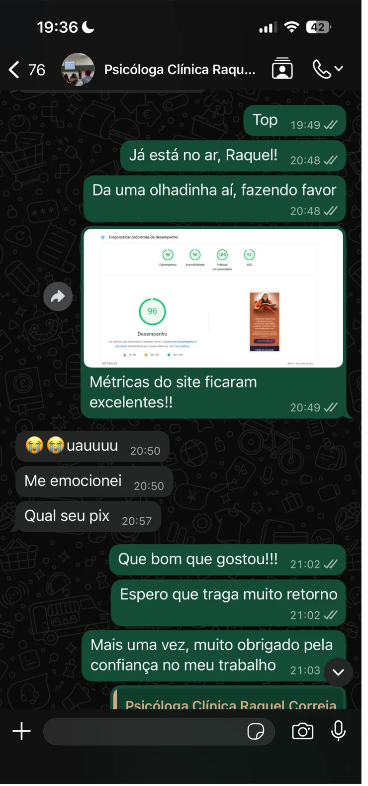 Depoimento Raquel Correia