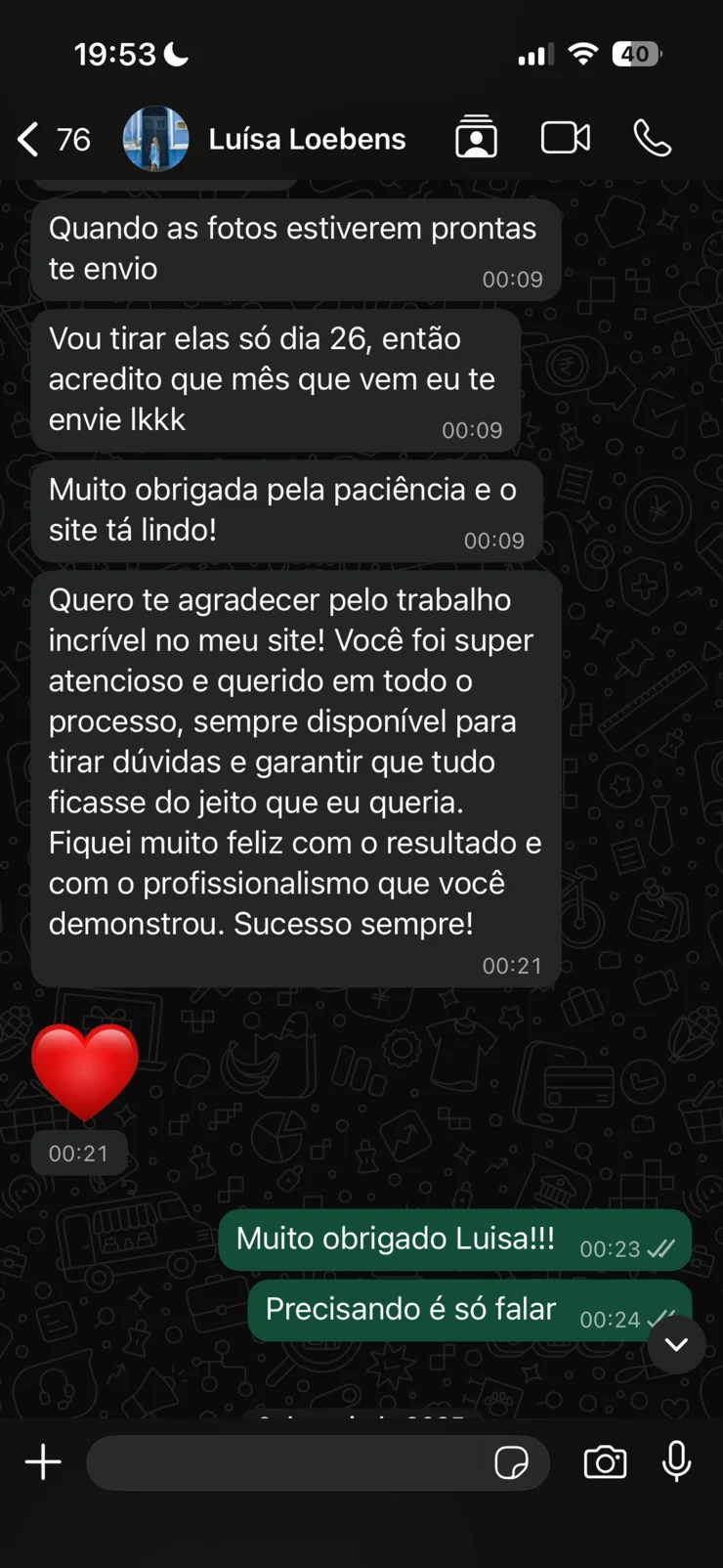 Depoimento Luísa Loebens
